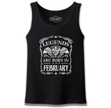 Burç - Born in February Crown Siyah Erkek Atlet