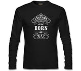 Zodiac Sign - Born in May Legends Black Men's Sweatshirt 