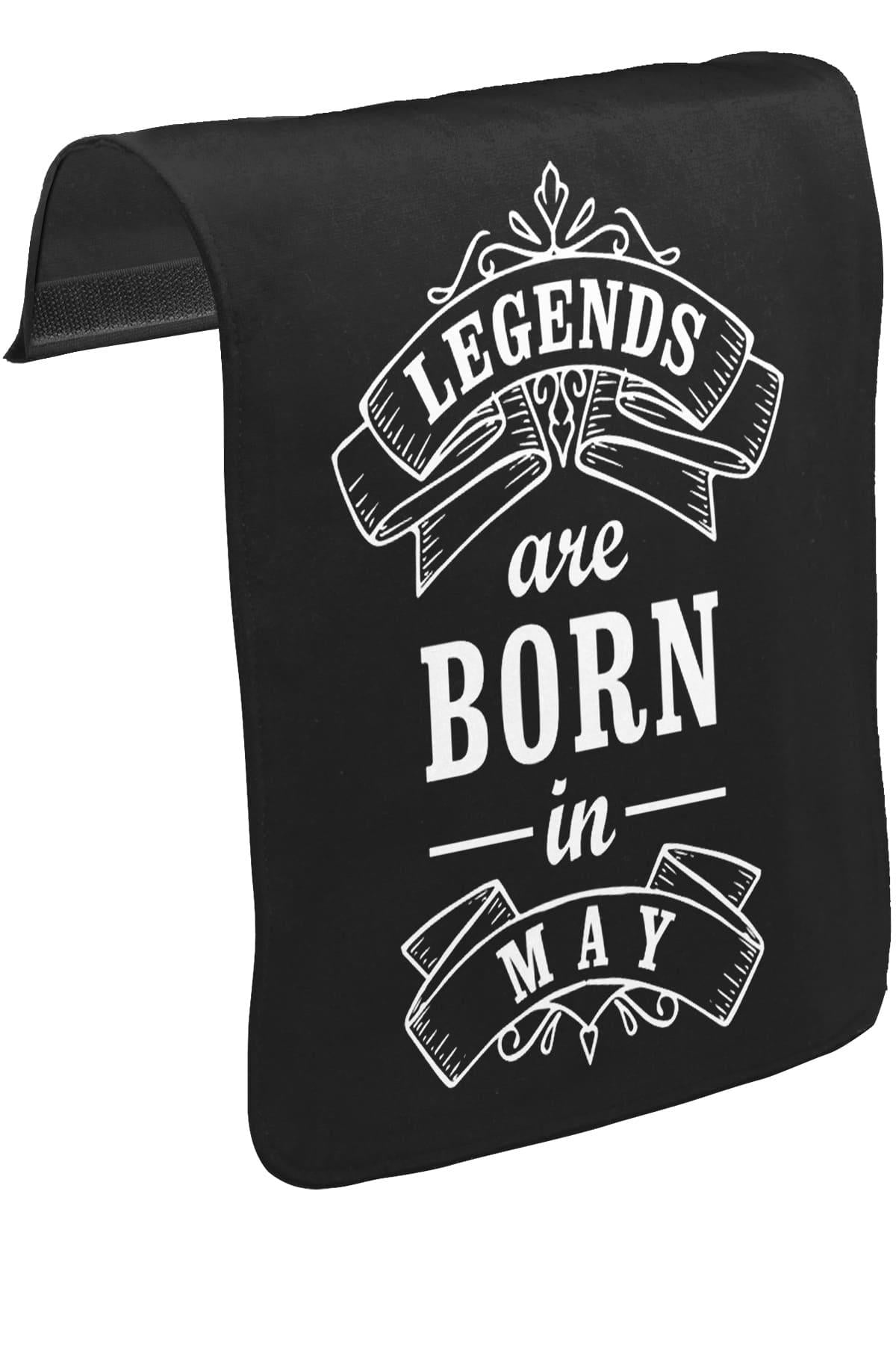 Burç - Born in May Legends Unisex Black Removable Messenger Bag Cover CK-1344 