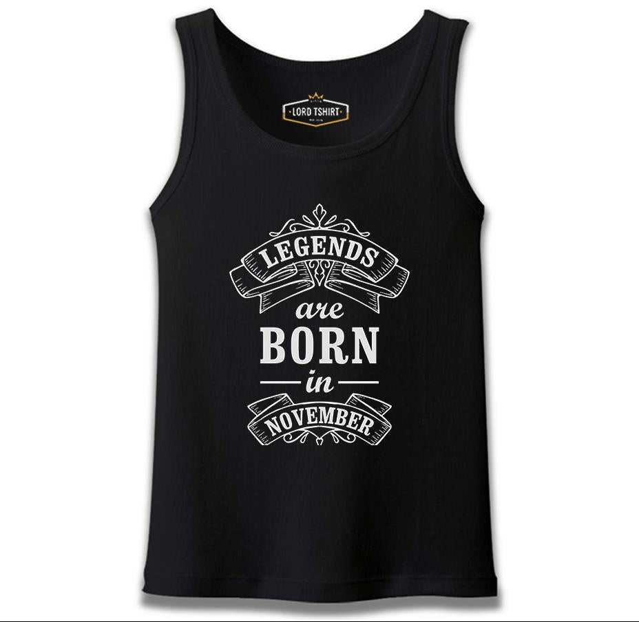 Burç - Born in November Legends Siyah Erkek Atlet