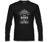 Burç - Born in November Legends Siyah Erkek Sweatshirt