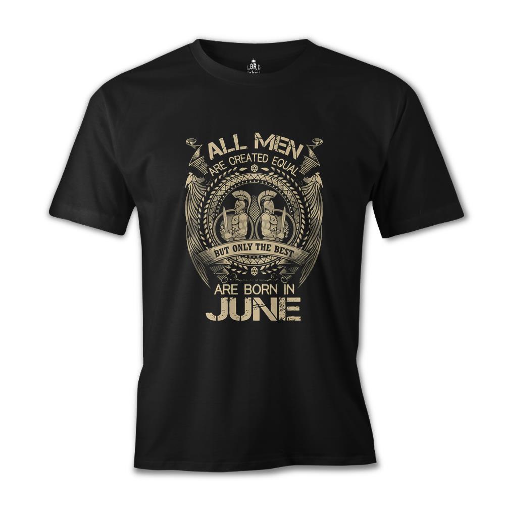 Horoscope Gemini - Born in June Black Men's Tshirt