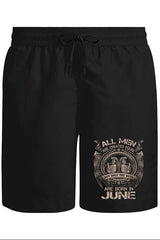 Zodiac Sign: Gemini - Born in June Unisex Black Shorts