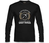 Burç - Sagittarius Siyah Erkek Sweatshirt