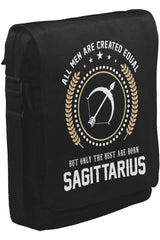 Zodiac sign - Sagittarius Unisex Black Messenger Bag