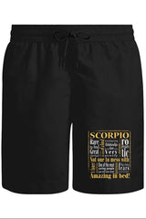 Burç - Scorpio Amazing Unisex Siyah Şort