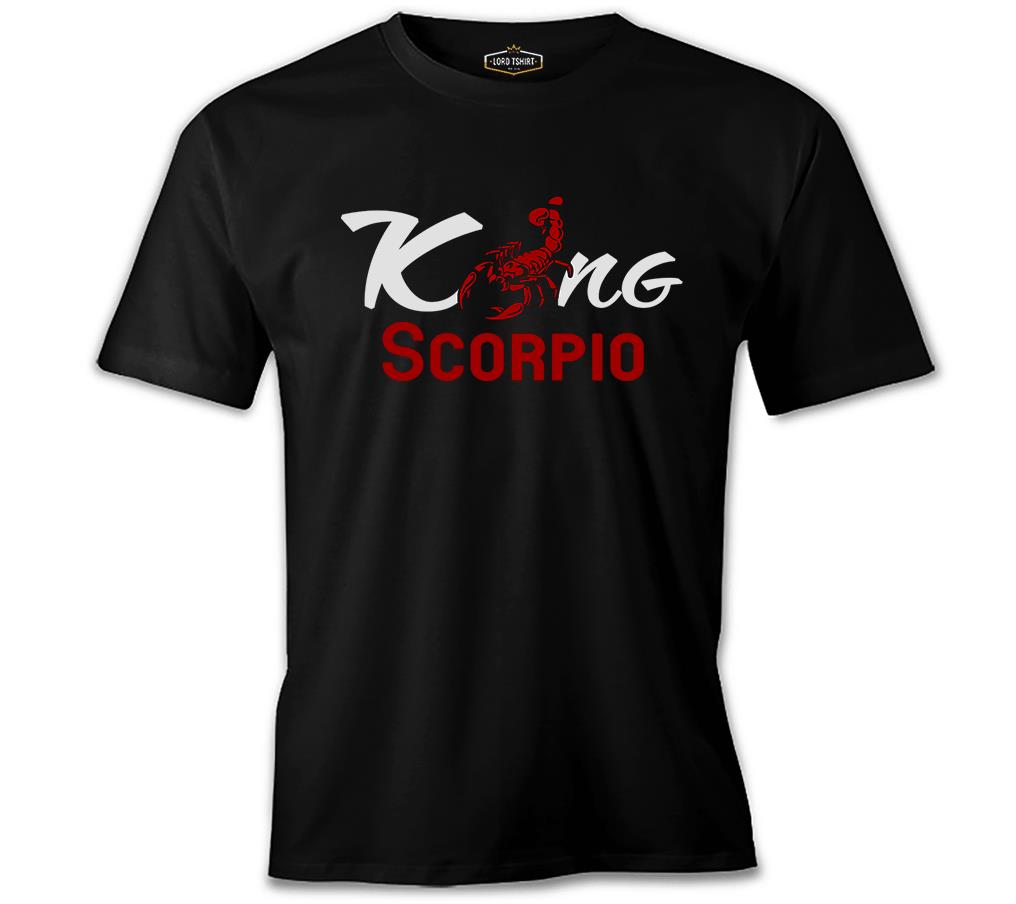Zodiac Sign - Scorpio King Black Men's Tshirt