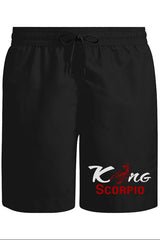 Burç - Scorpio King Unisex Siyah Şort