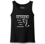 Burç - Scorpio Lose Mind Siyah Erkek Atlet