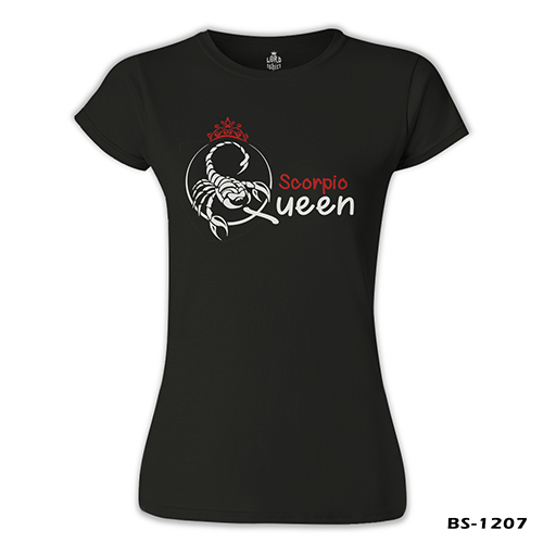 Zodiac Sign - Scorpio Queen Black Women's Tshirt