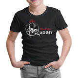 Burç - Scorpio Queen Siyah Çocuk Tshirt