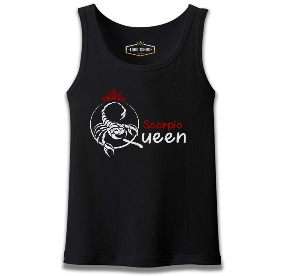 Burç - Scorpio Queen Siyah Erkek Atlet