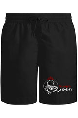 Burç - Scorpio Queen Unisex Siyah Şort