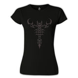 Burç - Scorpio Tatoo Siyah Kadın Tshirt