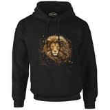 Zodiac Signs - Leo Black Men's Zipperless Hoodie 