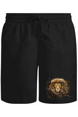 Zodiac Signs - Leo Unisex Black Shorts 