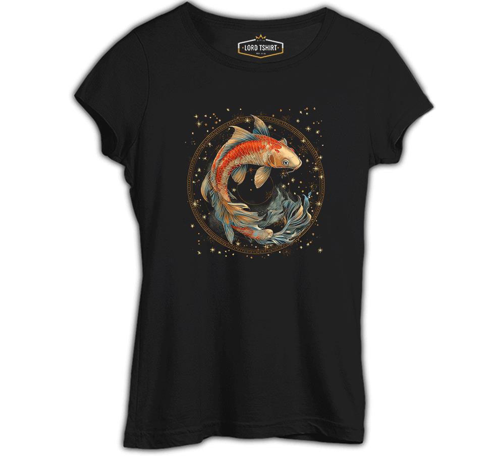 Zodiac Signs - Pisces Black Women's Tshirt 