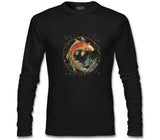 Zodiac Signs - Pisces Black Men's Sweatshirt 