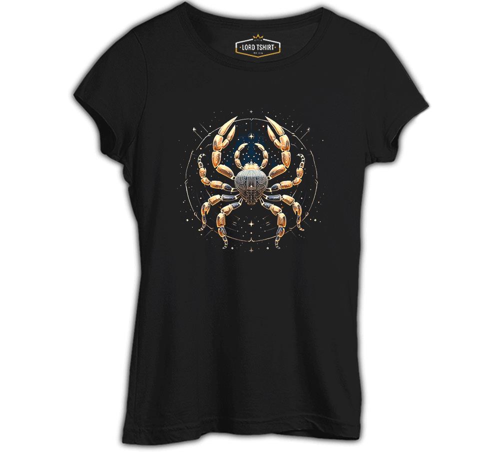 Zodiac Signs - Cancer Black Women's Tshirt 