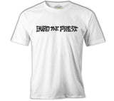 Burn the Priest  - Logo Beyaz Erkek Tshirt