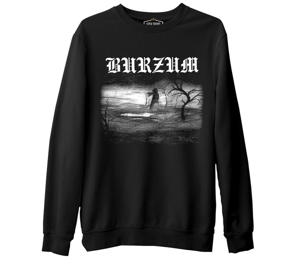 Burzum - 1992  Siyah Erkek Kalın Sweatshirt
