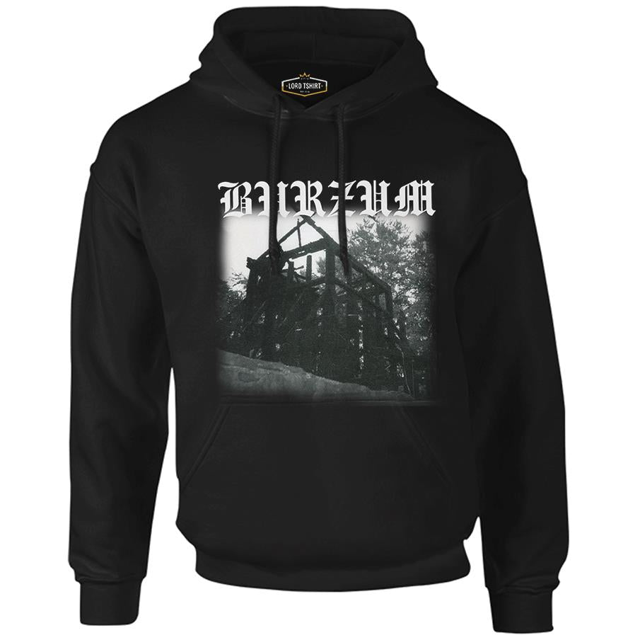 Burzum - Aske Siyah Erkek Fermuarsız Kapşonlu