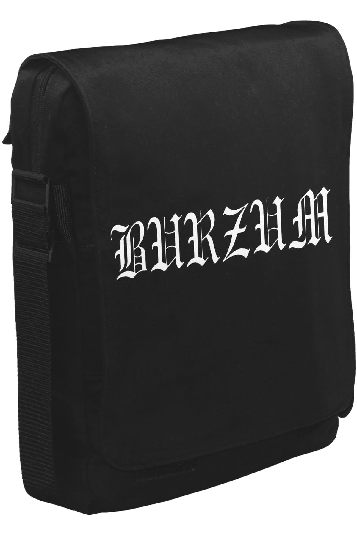 Burzum - Logo Unisex Siyah Postacı Çanta