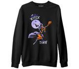 Halloween - Witches Town Black Men's Thick Sweatshirt 