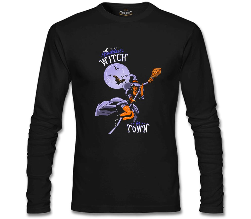 Halloween - Witches Town Black Men's Sweatshirt 