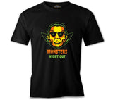 Halloween - Monsters Come Out at Night Black Men's Tshirt 