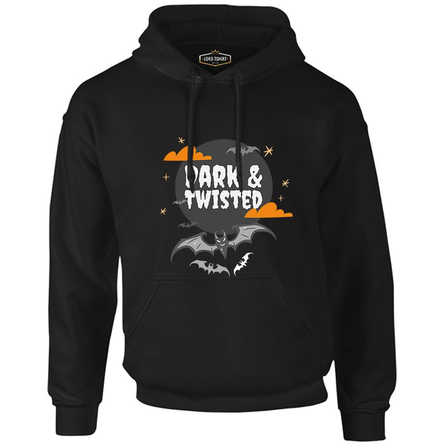 Halloween - Dark and Twisted Black Men's Zipperless Hoodie 