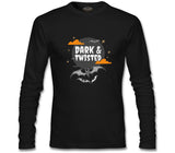 Cadılar Bayramı - Dark and Twisted Siyah Erkek Sweatshirt