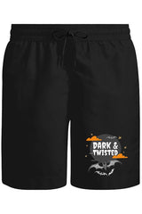 Halloween - Dark and Twisted Unisex Black Shorts 