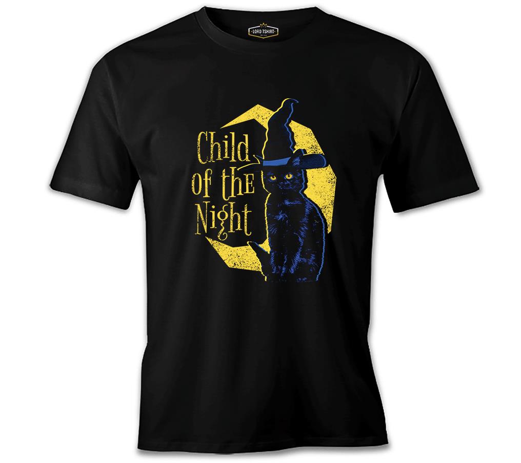 Cadılar Bayramı - Gecelerin Çocuğu Siyah Erkek Tshirt