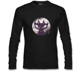 Halloween - Black Cat Black Men's Sweatshirt 