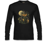 Halloween - Scarecrow Pumpkin Black Men's Sweatshirt 