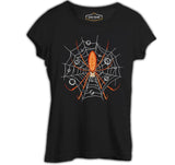 Halloween - Spider Webs Black Women's Tshirt 