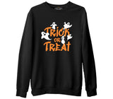 Halloween - Trick or Treat Black Men's Thick Sweatshirt 