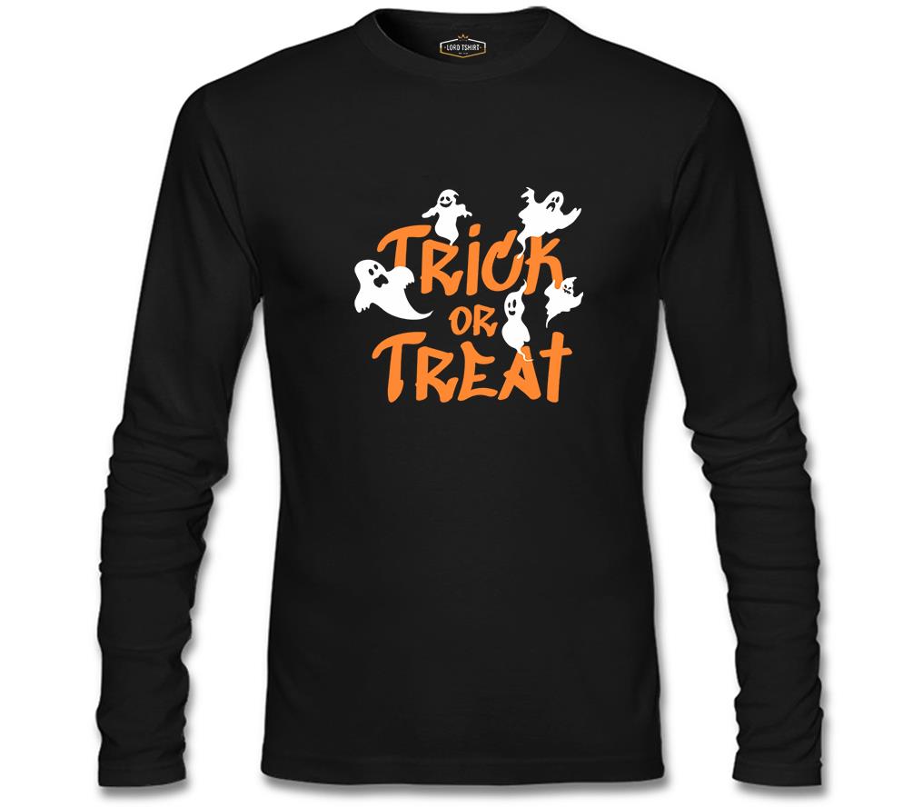 Halloween - Trick or Treat Black Men's Sweatshirt 