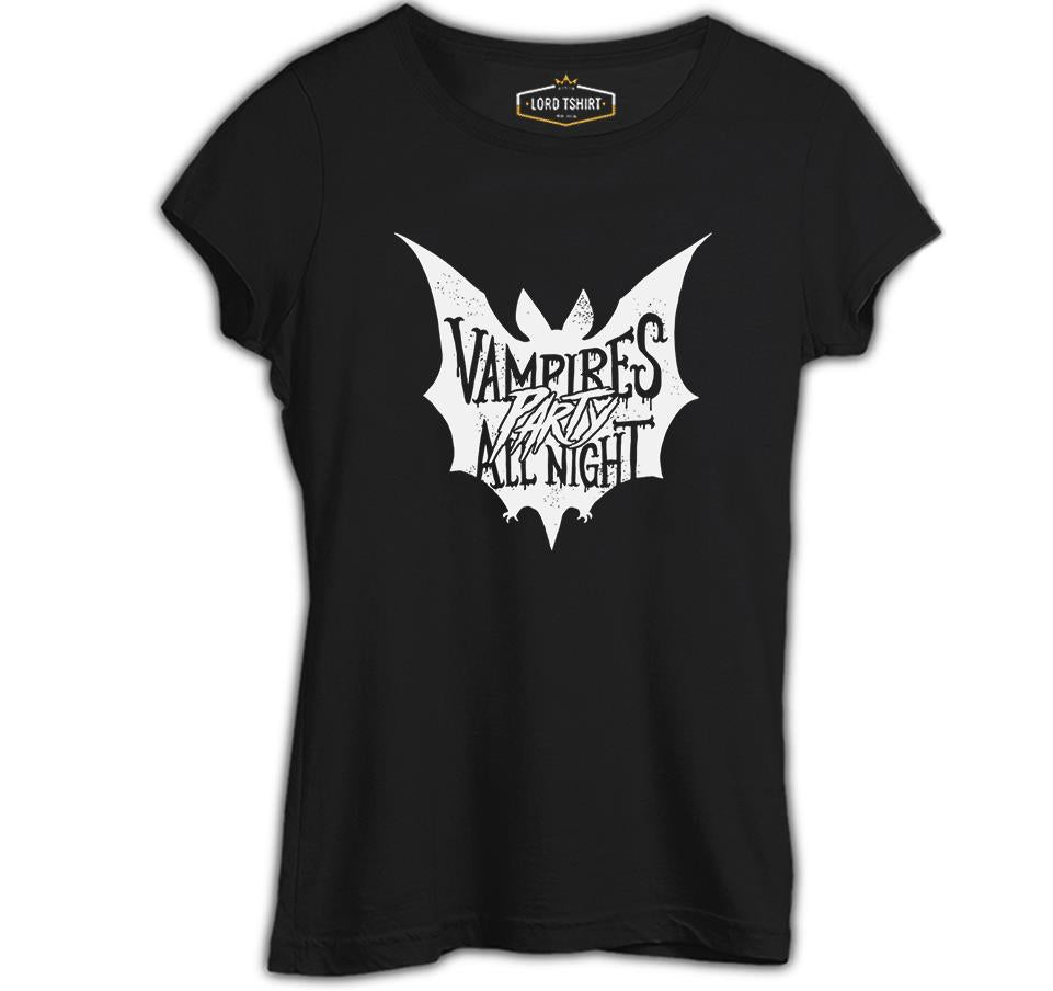 Halloween - Vampire Night Party Black Women's Tshirt 