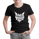 Halloween - Vampire Night Party Black Kids Tshirt 