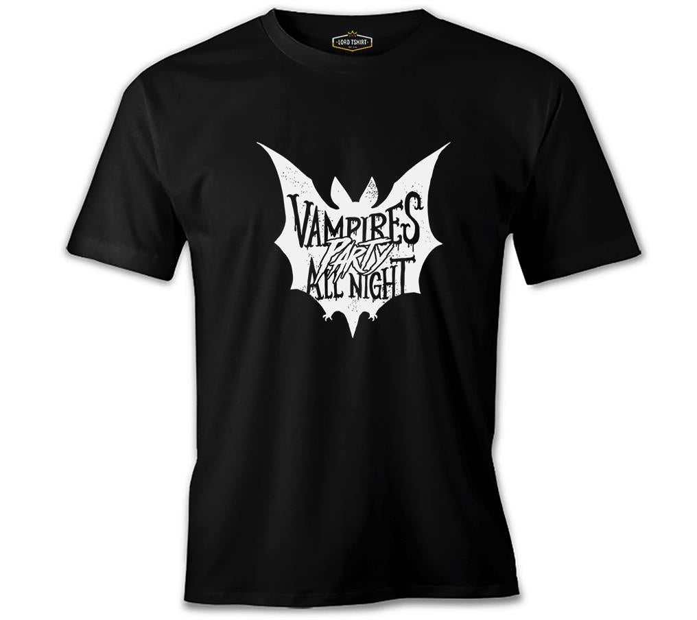 Halloween - Vampire Night Party Black Men's Tshirt 