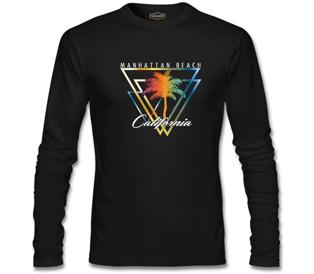 California Beach Black Men's Sweatshirt