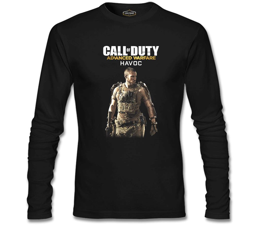 Call of Duty - Advanced Warfare Havoc Siyah Erkek Sweatshirt