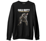 Call of Duty - Advanced Warfare  Siyah Erkek Kalın Sweatshirt
