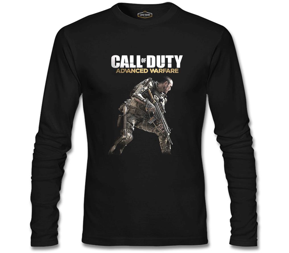 Call of Duty - Advanced Warfare Siyah Erkek Sweatshirt