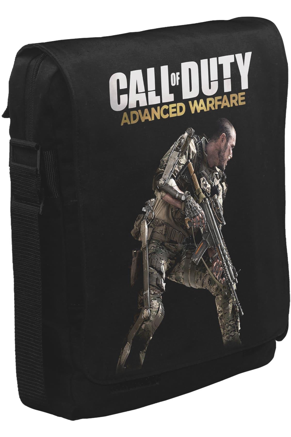 Call of Duty - Advanced Warfare Unisex Siyah Postacı Çanta