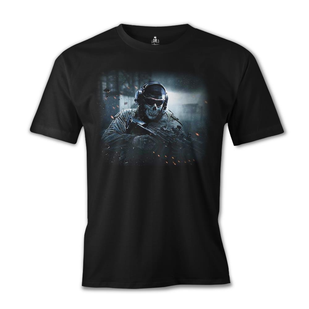 Call of Duty - Cod Ghosts Siyah Erkek Tshirt
