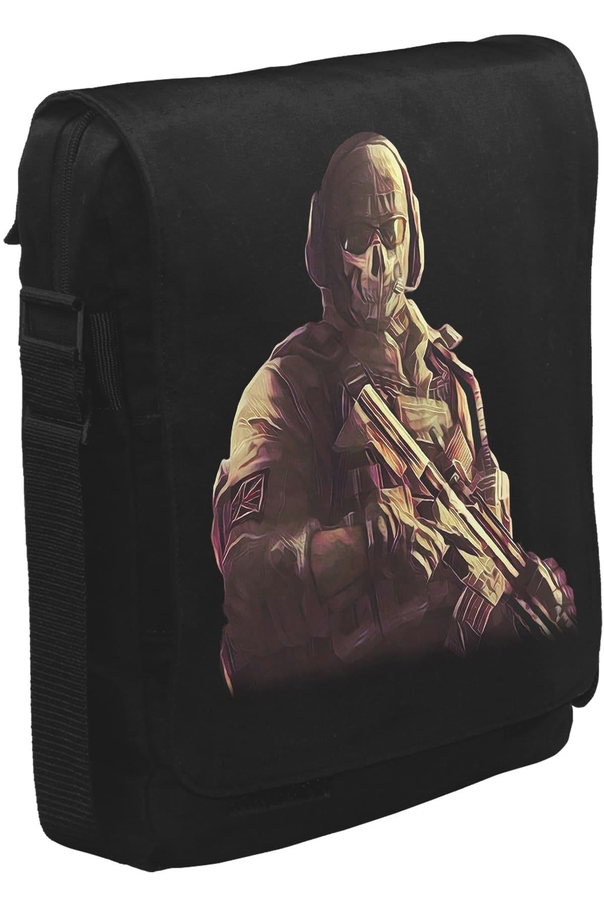 Call of Duty - Duty Unisex Siyah Postacı Çanta