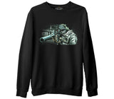Call of Duty - Ghosts 2  Siyah Erkek Kalın Sweatshirt